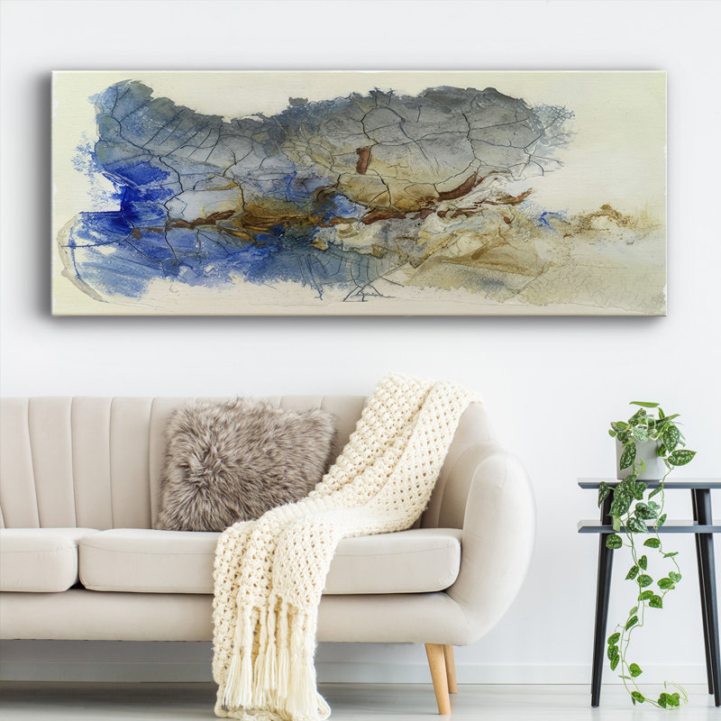 Golden Cleft I sur impression sur toile, H 12 po x l 30 po x P 1,5 po