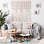 Grande décoration murale en macramé avec pampilles, décoration murale bohème en coton tissé à la main avec nœuds texturés, tapisserie décorative pour chambre à coucher, salon et tête de lit (crème, l 39 po x L 38 po)