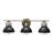 Abbotsfield 3 - Light LED Vanity Light