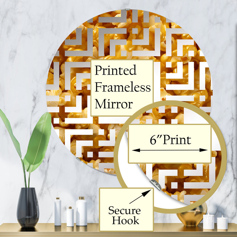 Circle Mirror, 31.4" x 31.4"