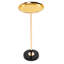 Table d'appoint réglable avec support à fleurs: métal, marbre, élégant, plateau décoratif en marbre, aspect réglable et élégant