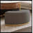 Modern Lift-Top Round Coffee Table With Hidden Storage, Walnut Veneer & Sintered Stone Top,3 Upholstered Nesting Ottomans, Space-Saving Design, Fully Assembly