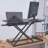 Halea Adjustable Metal Base Computer Desk