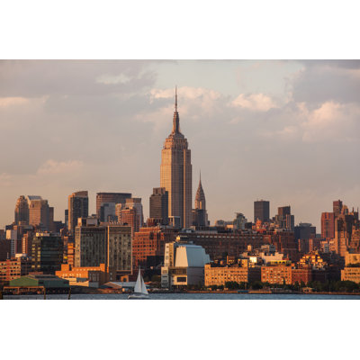 Charmante Chrysler Buildings - Wrapped Canvas Print