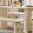 French-style Durable Solid Wood Dining Table Sets