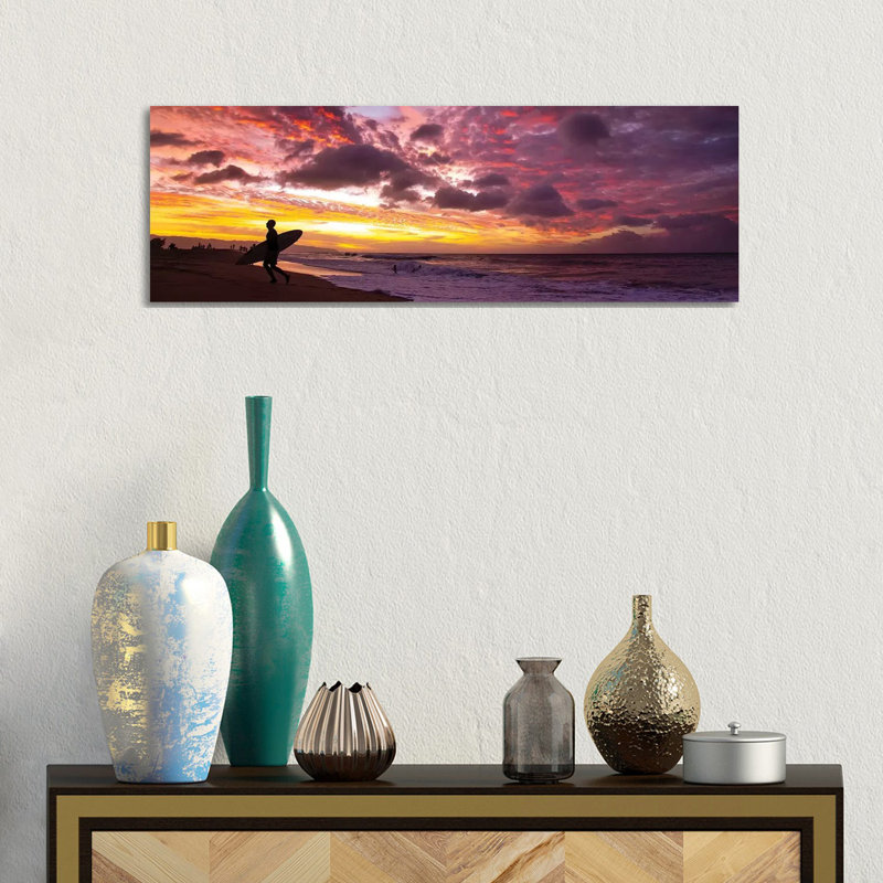 Vog Sunset by Sean Davey - Wrapped Canvas Panoramic Gallery-Wrapped Canvas Giclée