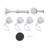5-Arm Crystal Candelabra Centerpieces-1698101965
