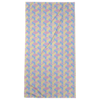 Serviette de plage classique gratte-ciels