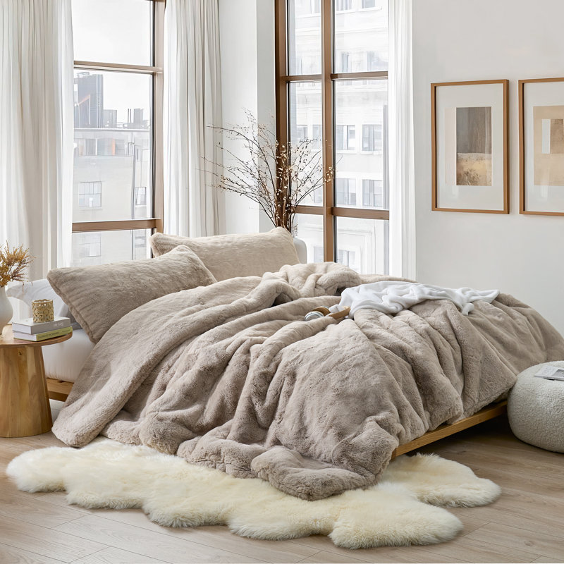 Ensemble d'édredon surdimensionné Chunkiest, Édredon pour très grand lit + 2 très grandes ta
