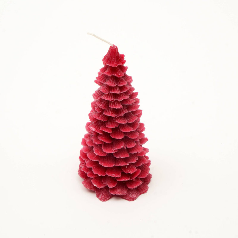 Bougie des Fêtes | Boîte à bougies Holiday (lustré, rouge et blanc) | Paquet de 6, Blanc / Rouge / Vert