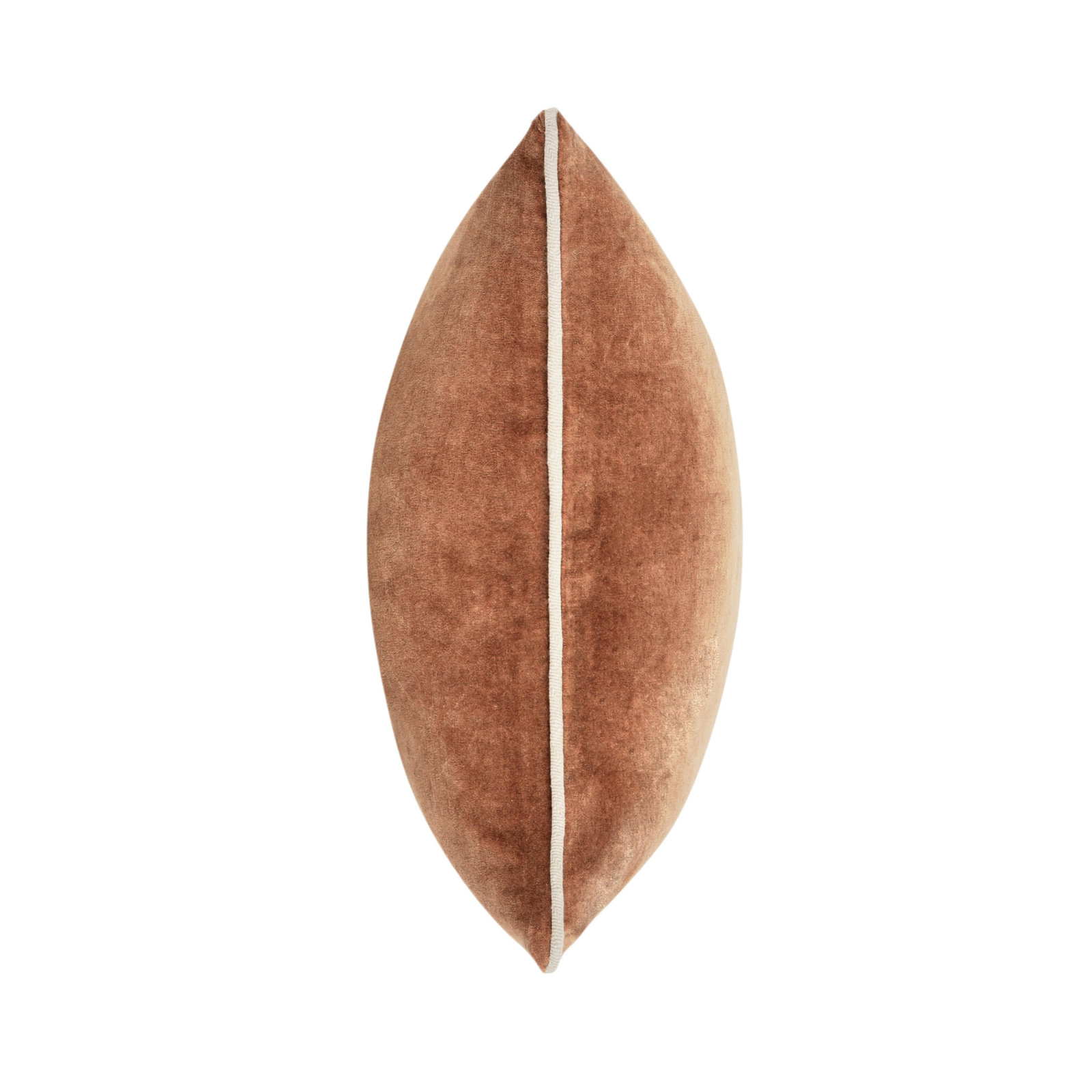 Goodall Cotton Throw Pillow, Square 18", Wheat Brown