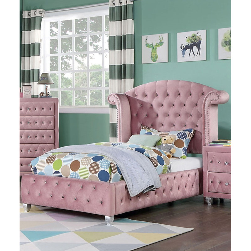 Lit simple en flanelle Glamour