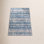 Paint Chip Blue Machine Printed Washable Rug