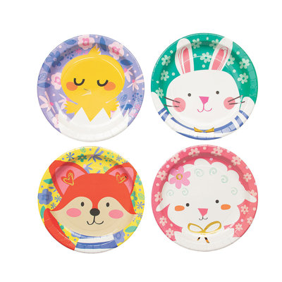 Kannapolis Disposable Paper Easter Dinner Plate