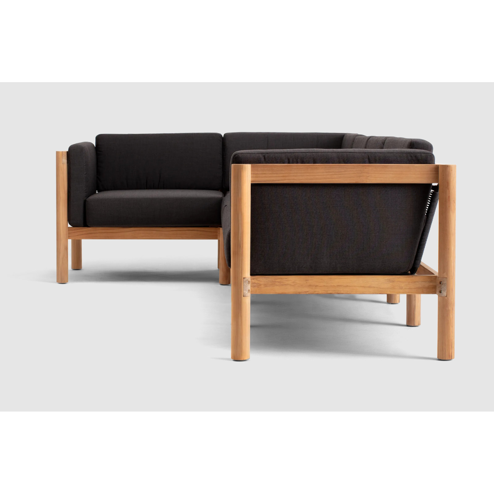 Haven 118" Sunbrella® Patio Sectional, Sunbrella Coal, 4