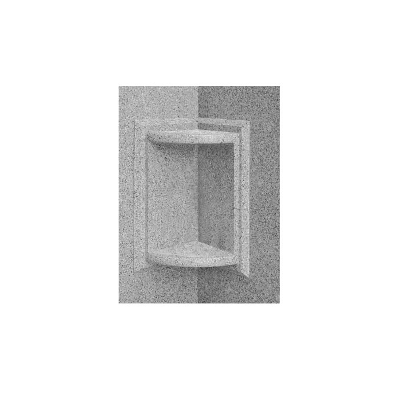 Chan Shower Shelf, Gray Granite