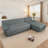 Boneless 107" 2-Piece Modular Sofa Free Combinations-1172518726