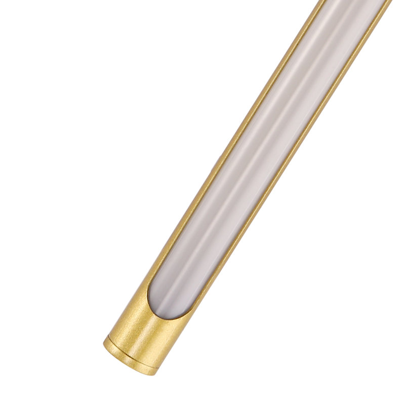 28.3'' Timer LED Flush Mounted Sconces, 6000K Wallchiere Battery Operated, Gold