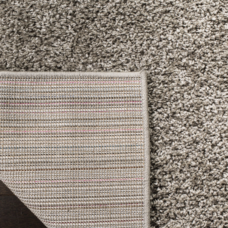 Helsel Shag Performance Machine Washable Solid Color Rug, Rectangle 8' x 10'