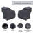 Argirios Metal Patio Rocking Lounge Chair Covers