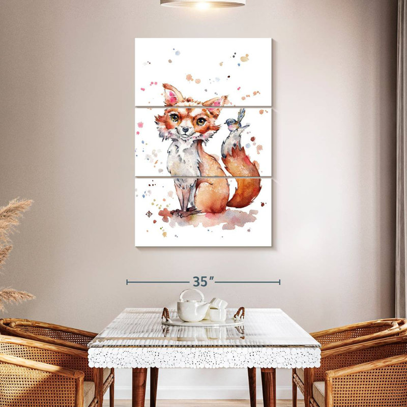 Brampt Sweet Fox, 50" H x 32" W