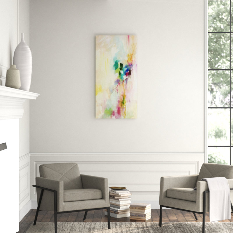 Spring Bouquet II Print by Guseul Park, Knife Gel, 60" H x 30" W x 1.5" D