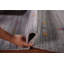 Tapis oriental rayé gris Gabbeh 8 x 10
