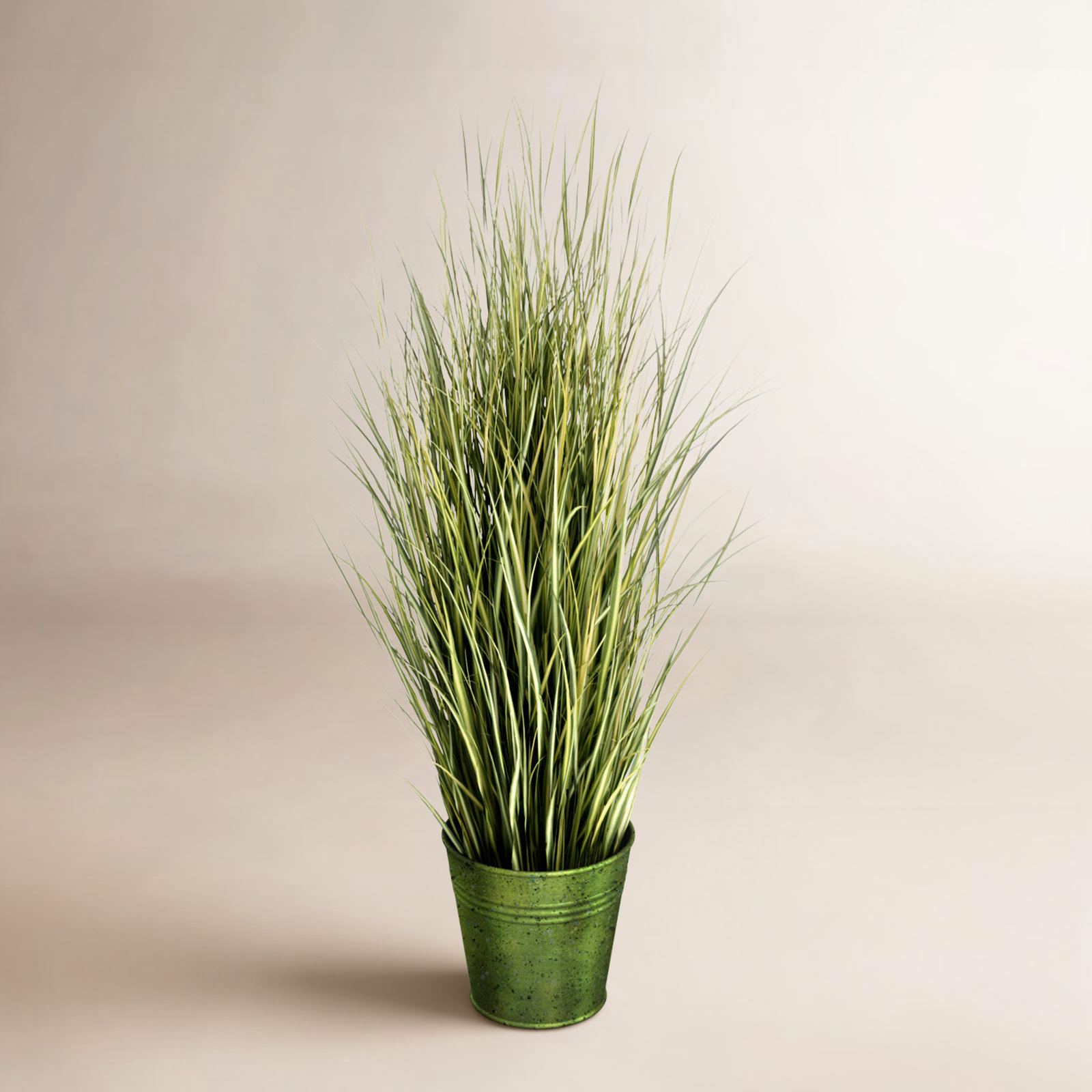 Grass Plant in Pot, 37" H x 23" W x 23" D