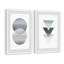 Upside Down Diptych par Eyre Tarney - Ensemble de 2 reproductions encadrées sur papier-25753906-29691115