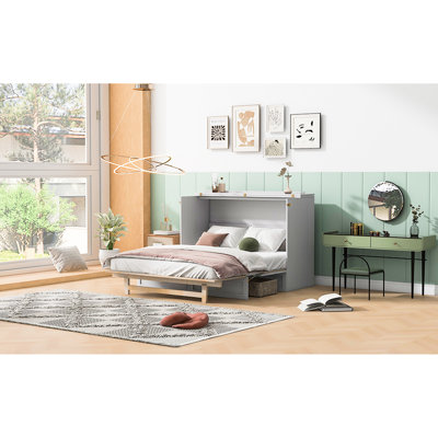 White Bed For Queen, With Spacious Storage A Neat Room - Modern Look Queen Evident Drawers Space Transformer