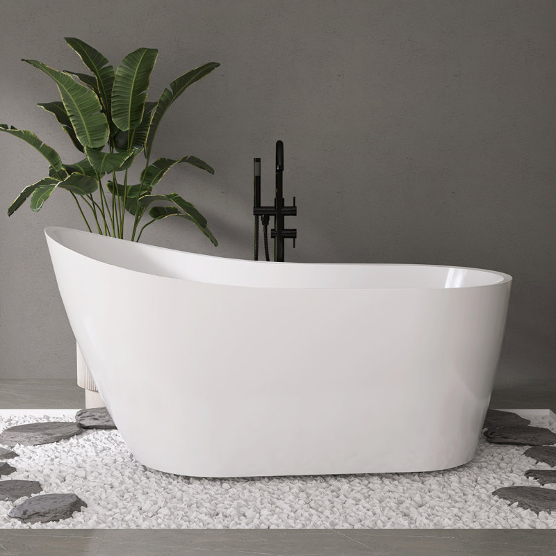 Baignoire de trempage autoportante en acrylique Fslefay