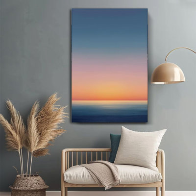 1Pc Framed Canvas Mark Rothko Abstract Sunset Wall Art 24x36 inches Large Modern Home Decor Print for Home, living Room, Bedroom