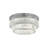 Modern 2-Light LED Round Crystal Flush Mount -1492803600