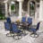 Sutiya Rectangular 6 - Person 60'' L Outdoor Dining Set with Swivel Chairs