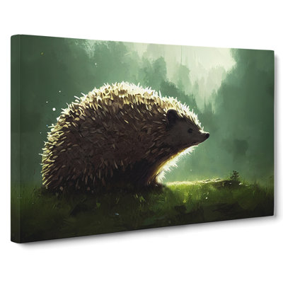 Hedgehog Art Painting Vol.1 - Wrapped Canvas
