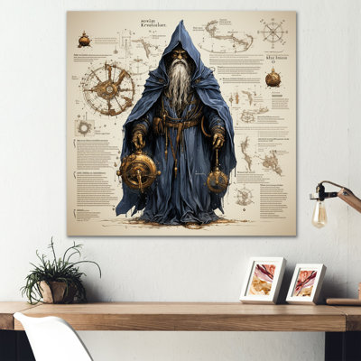Schéma IV encadré sur toile