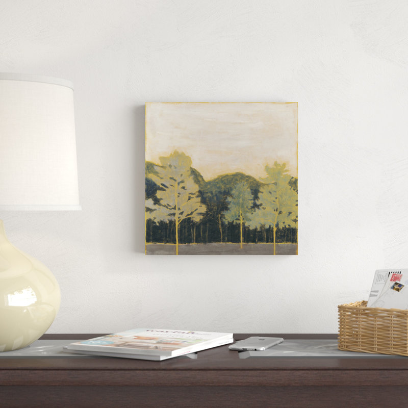 Forêt émeraude I, H 12 po x l 12 po x P 1,25 po