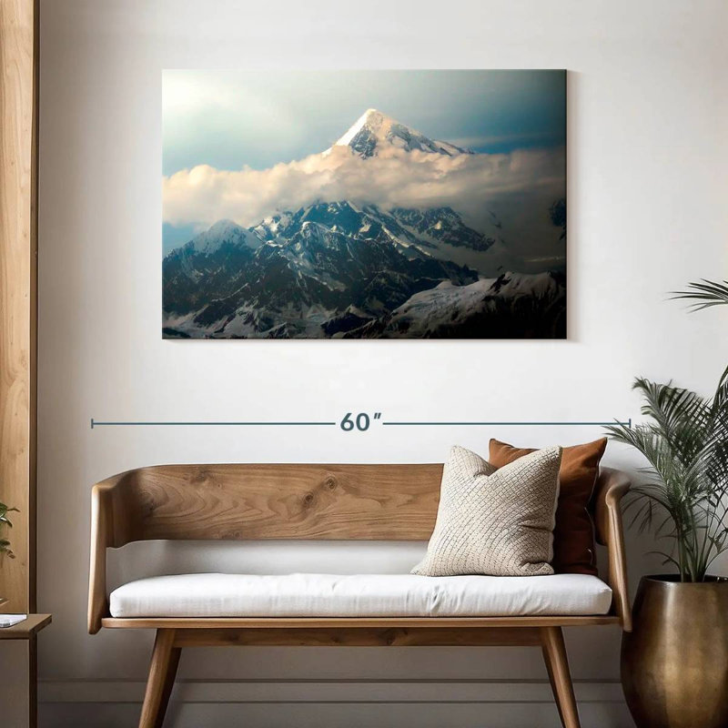 Alvord Snowy Mount McKinley, H 30 po x l 45 po