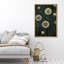 Impression sur toile florale pissenlit - décoration botanique rétro pour chambre à coucher ou couloir-115239387-115239394-115239395