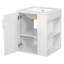 Meuble-lavabo moderne avec rangement latéral
