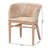 Claryssa 18.1'' H Mahogany Armchair