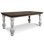 Harlean Rectangular with Solid Wood Base Dining Table