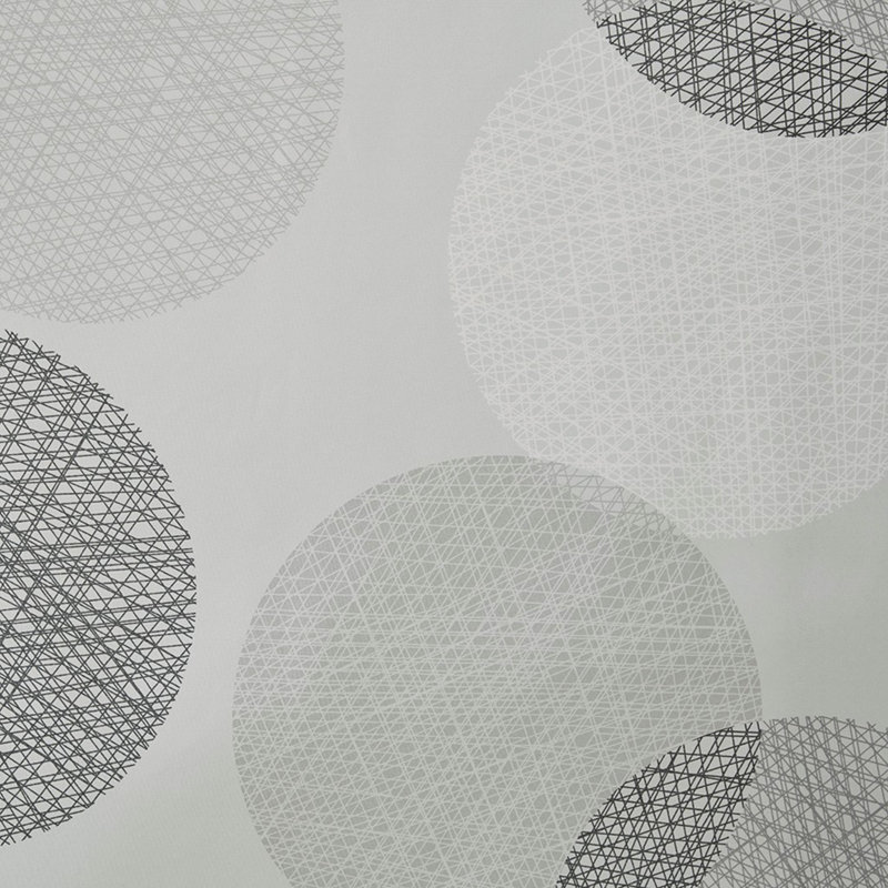 Elegant Tufted Semi-Sheer Shower Curtain