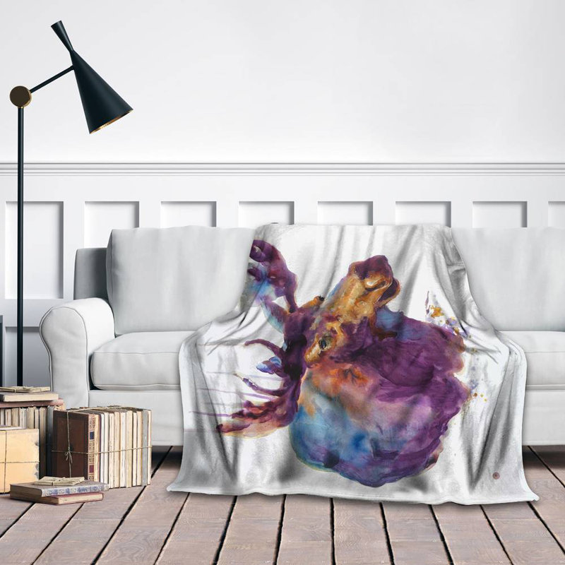 Hand Woven Blanket, Purple