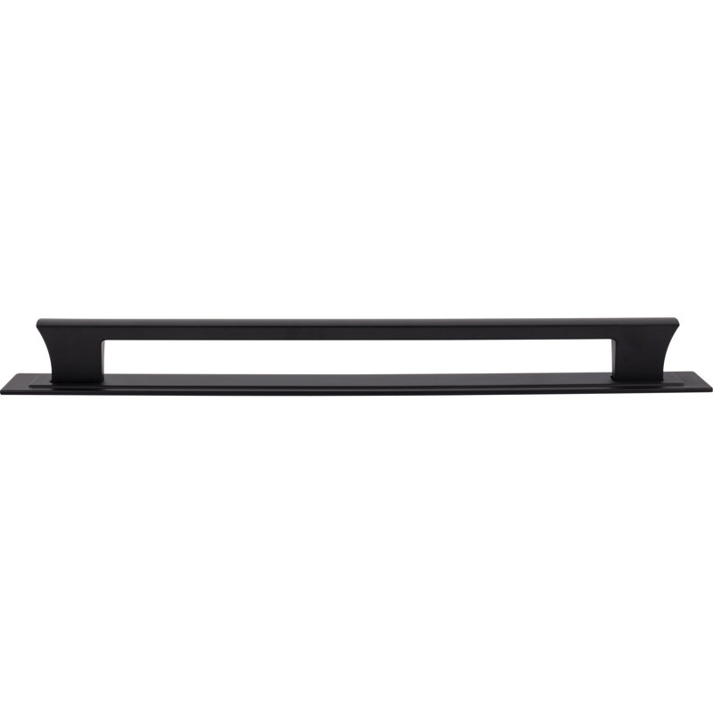Zander Appliance Pull, Matte Black, 18"