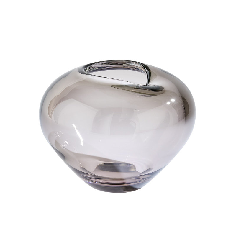 Undulating Handmade Glass Table Vase