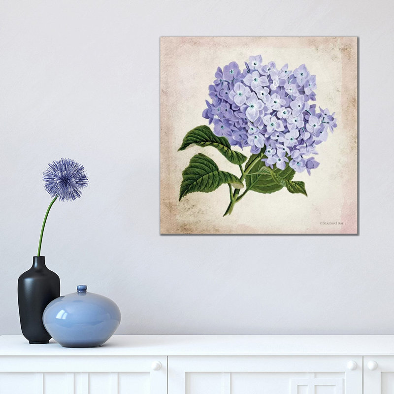 Vintage Lilac 1 Piece Wrapped Canvas Wall Art, 45.72 cm H x 45.72 cm W x 1.91 cm D