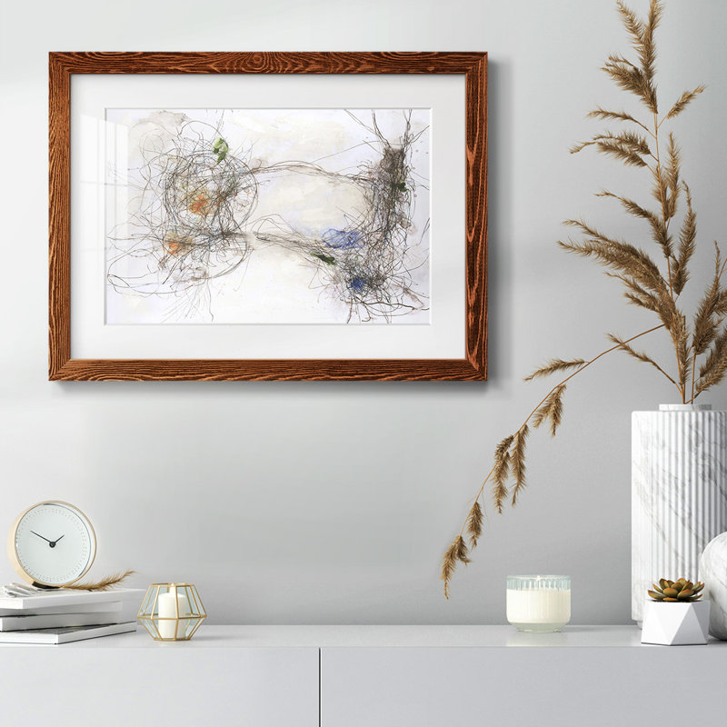 Earth Earth I, reproduction d'art encadrée, Érable, H 22 po x l 32 po x P 1,5 po