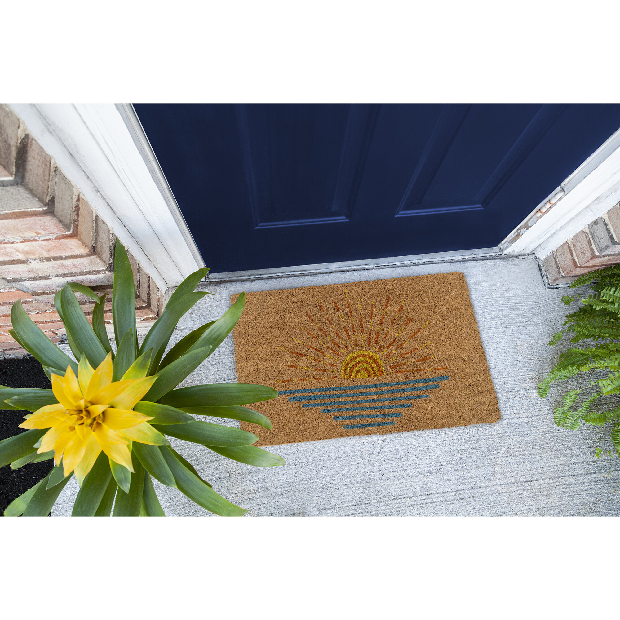 Lark Manor Hillpoint Non-Slip Outdoor Doormat & Reviews