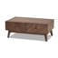 Table basse à 4 pieds avec rangement